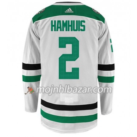 Dresovi Dallas Stars DAN HAMHUIS 2 Adidas Bijela Authentic - Muške Dresovi Dallas Stars DAN HAMHUIS 2 Adidas Bijela Authentic - Muške